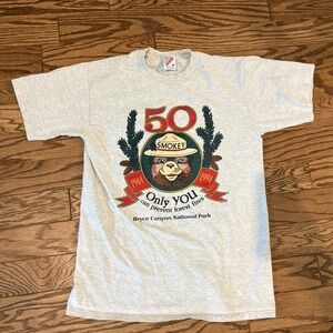 Adult Medium Vtg 1994 Smokey Bear Bryce Canyon National Park Tshirt Made in USA
